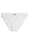 Tomboyx Rib Bikini Briefs In White