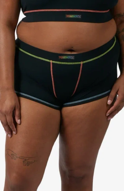 Tomboyx Rib Boyshorts In Black