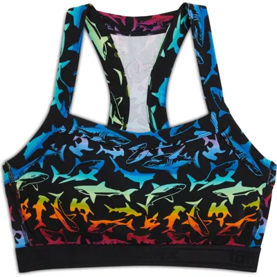 Tomboyx Scoop Soft Stretch Cotton Bralette In Black