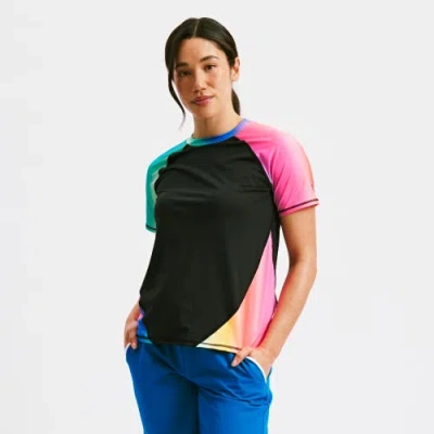Tomboyx Short Sleeve Sun Rashguard Top In Black