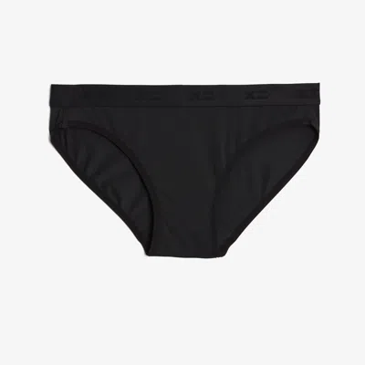 Tomboyx Period Proof Moderate Absorbency Bikini In Pure Black