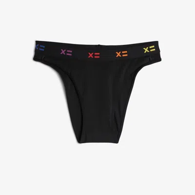 Tomboyx Smoothtuck Tucking Hi Leg Bikini In Black