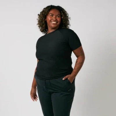 Tomboyx Solarmesh Raglan Tee In Black