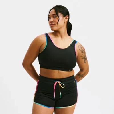 Tomboyx Sport Compression Bikini Top In Black