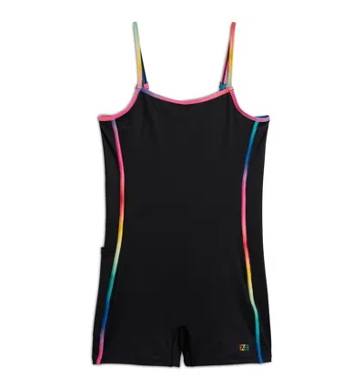 Tomboyx Swim 3.5" Skinny Strap Unisuit In Black