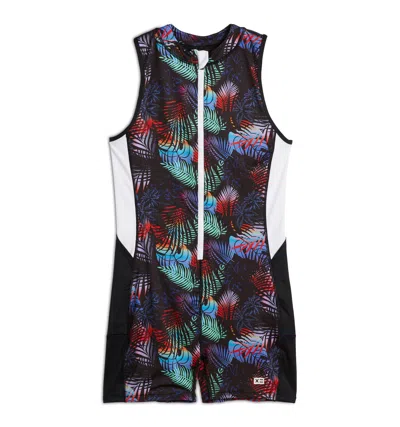 Tomboyx Swim 4.5" Zip Up Unisuit In Black
