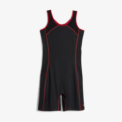 Tomboyx Swim 6" Racerback Unisuit In Black