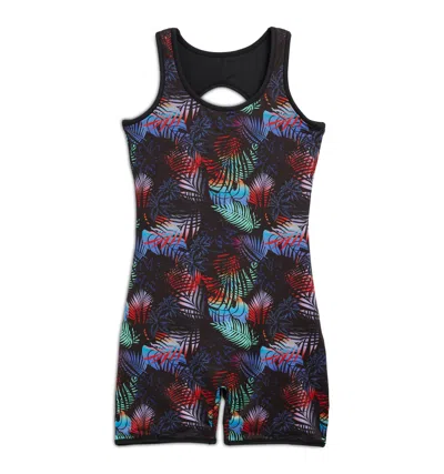 Tomboyx Swim 6" Reversible Sleeveless Unisuit In Black