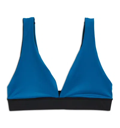 Tomboyx Swim Reversible Plunge Top In Multi
