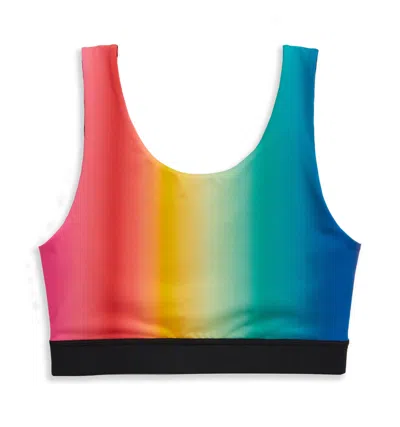 Tomboyx Swim Reversible Sport Top In Multi
