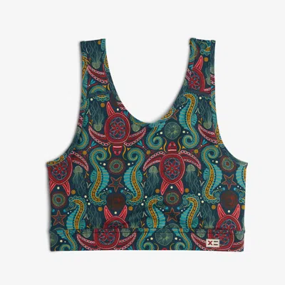 Tomboyx Swim Sport Compression Top In Green
