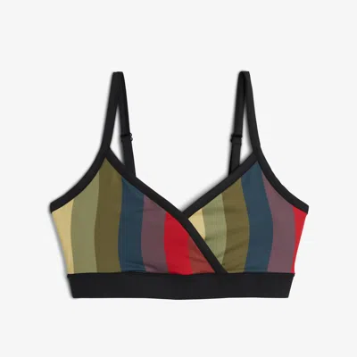 Tomboyx Swim Wrap Top In Multi