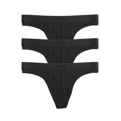 Tomboyx Thong 3-pack In Black