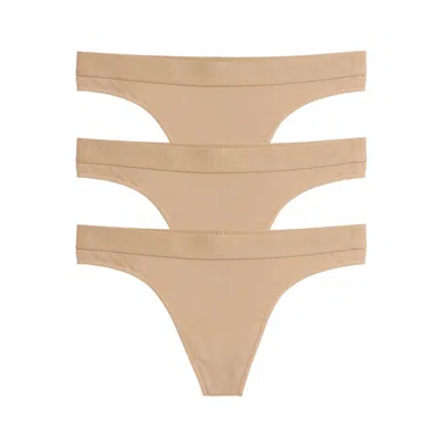 Tomboyx Thong 3-pack In Neutral