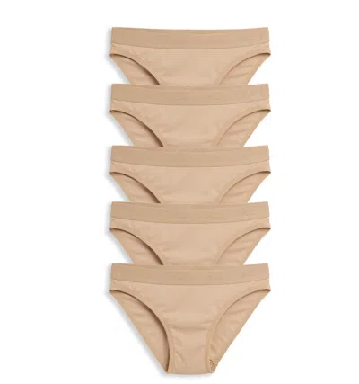 Tomboyx Tucking Bikini 5-pack In Brown