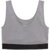 Tomboyx V-neck Compression Top In Gray