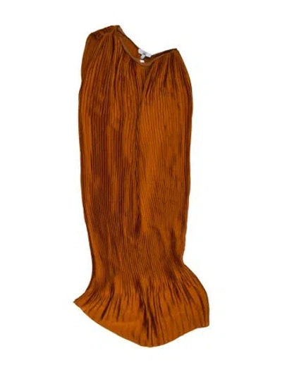 Pre-owned Tome Cowl Neck Long Dress In Brown
