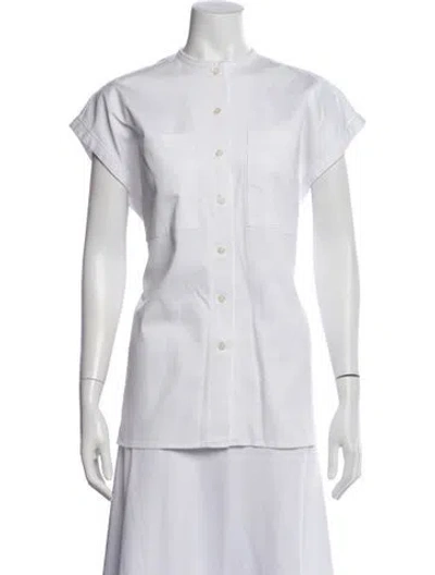 Pre-owned Tome Crew Neck Short Sleeve T-shirt In White