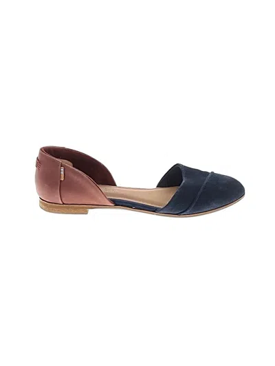 Pre-owned Tome Flats In Blue