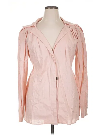 Pre-owned Tome Long Sleeve Blouse In Pink
