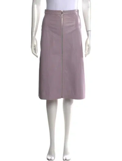 Pre-owned Tome Midi Length Skirt In Purple