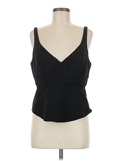 Pre-owned Tome Sleeveless Top Black Sweetheart Neckline Tops