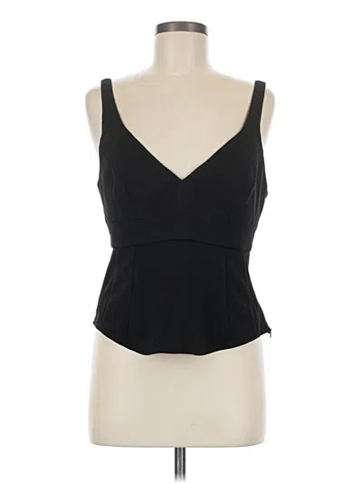 Pre-owned Tome Sleeveless Top Black Sweetheart Neckline Tops