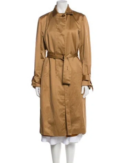 Pre-owned Tome Trench Coat In Brown
