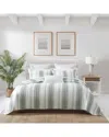 Tommy Bahama 128 Thread Count Prisma Stripe Texture Reversible Quilt Set