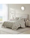 Tommy Bahama 136 Thread Count Acapulco Palms Cotton Reversible Quilt Set