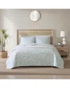 Tommy Bahama 136 Thread Count Art Of Palms Reversible Quilt Set
