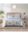 TOMMY BAHAMA TOMMY BAHAMA 136 THREAD COUNT ISLAND ORCHID REVERSIBLE QUILT SET