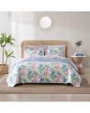 Tommy Bahama 136 Thread Count Island Orchid Reversible Quilt Set