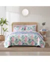 TOMMY BAHAMA TOMMY BAHAMA 136 THREAD COUNT ISLAND ORCHID REVERSIBLE QUILT SET