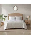 Tommy Bahama 136 Thread Count Ocean Deep Cotton Reversible Quilt Set