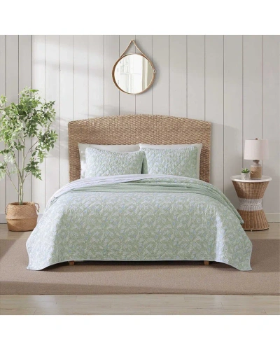 Tommy Bahama 136 Thread Count Pineapple Bloom Reversible Quilt Set