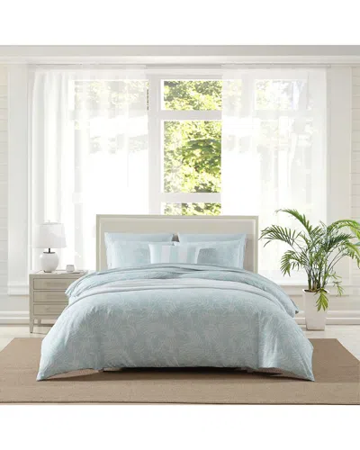Tommy Bahama 180 Thread Count Art Of Palms Duvet Cover Set In Blue