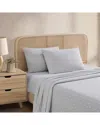 Tommy Bahama 200 Thread Count Pineapple Venture Percale Sheet Set In Gray