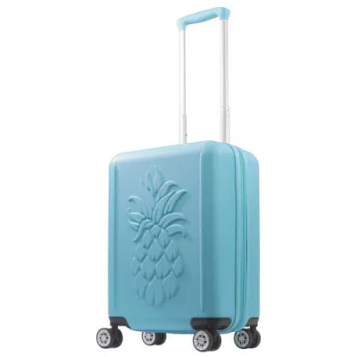 Tommy Bahama 21.5" Carry-on Hardside Spinner Luggage With 3d Pineapple In Blue