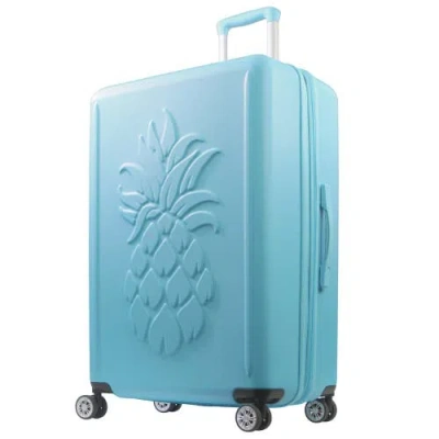 Tommy Bahama 30" Hardside Spinner Luggage With 3d Pineapple In Blue