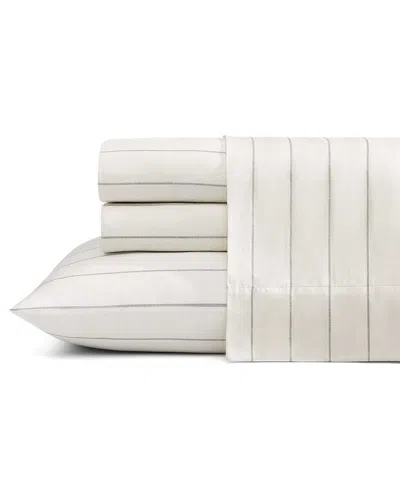 TOMMY BAHAMA TOMMY BAHAMA 300 THREAD COUNT PALMA STRIPE SATEEN SHEET SET