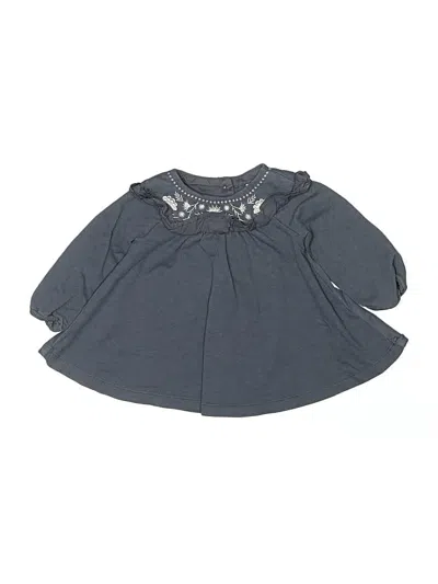 Pre-owned Tommy Bahama Babies' 3/4 Sleeve Blouse In Gray
