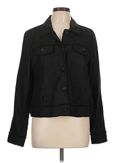 Pre-owned Tommy Bahama 3/4 Sleeve Button Down Shirt In Black