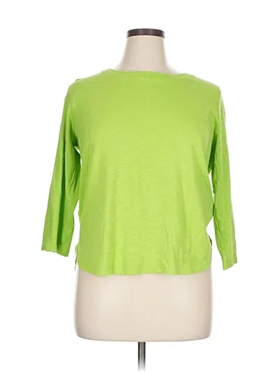 Pre-owned Tommy Bahama 3/4 Sleeve T-shirt In Green