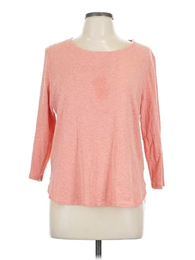 Pre-owned Tommy Bahama 3/4 Sleeve T-shirt In Pink