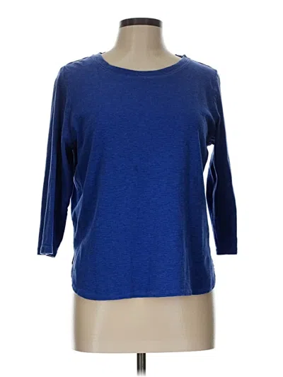 Pre-owned Tommy Bahama 3/4 Sleeve T-shirt In Blue