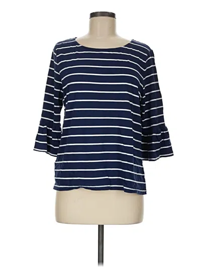 Pre-owned Tommy Bahama 3/4 Sleeve T-shirt In Blue