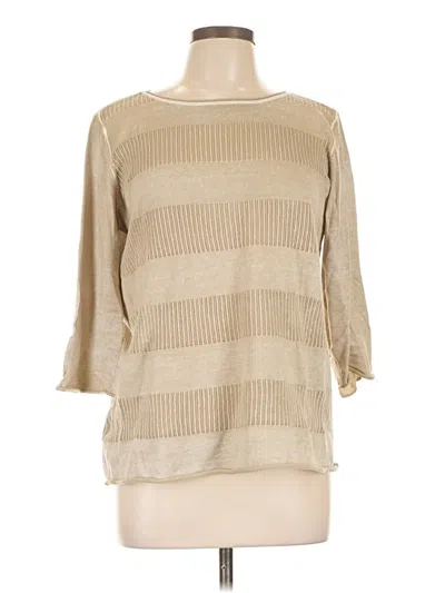 Pre-owned Tommy Bahama 3/4 Sleeve T-shirt In Brown