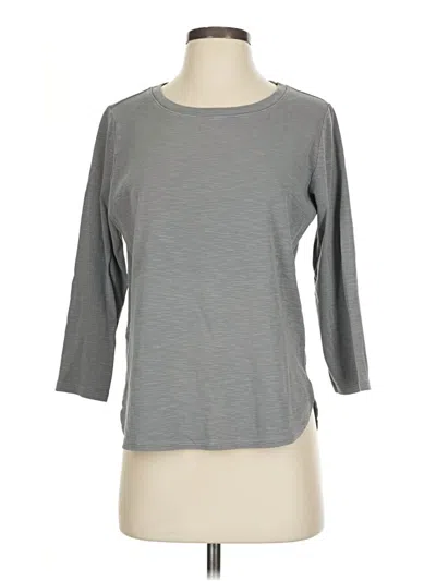 Pre-owned Tommy Bahama 3/4 Sleeve T-shirt In Gray