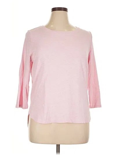 Pre-owned Tommy Bahama 3/4 Sleeve T-shirt In Pink